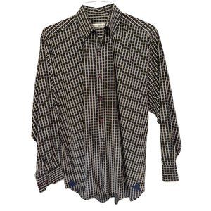 Luxury Equilibrio Mens Large Button Down Dress Shirt